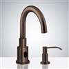 Fontana Commercial Light Oil Rubbed Bronze Touchless Automatic Sensor Faucet & Manual Soap Dispenser